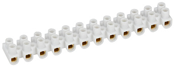 IEK Зажим винтовой ЗВИ-3 н/г 1,0-2,5мм2 12пар белый