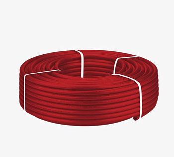 Труба из сшитого полиэтилена ROMMER PEX с кислородным слоем, красная, 16х2,0 