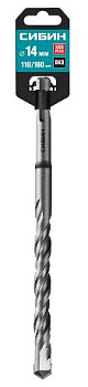 СИБИН Бур SDS-plus 14 х 160 мм																					