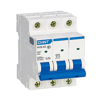 CHINT Авт. выкл. NXB-63S 3P 63А 4.5kA х-ка C (R)