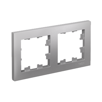 Systeme Electric AtlasDesign Алюминий Рамка 2-ая, универсальная