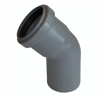 Отвод канализационный "Россия" (50х30°)