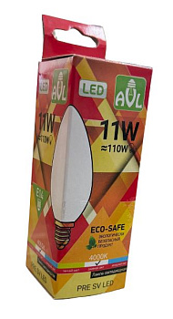 Лампа с/д PRE SV LED 11W 4K E14 