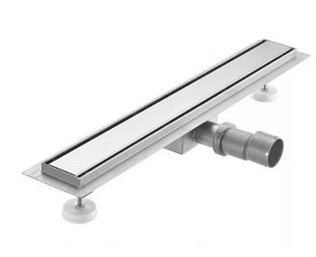 Трап-лоток 70мм под плитку нерж.TIM (сухой+гидрозатвор)																	