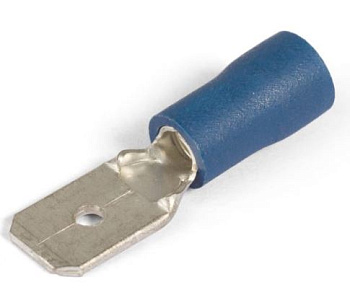 Разъём плоский кабельный изолированный "папа" РПИ-П 2.5-(6.3) серия ПРОФИ КВТ