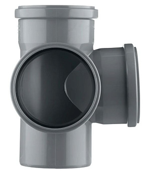 Крестовина канализационная "Россия" (двухплоскостная) (110х110х110х90°/90°)