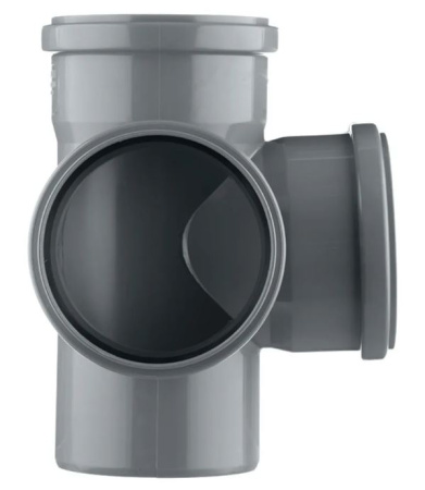 Крестовина канализационная ртп (двухплоскостная) (110х110х110х90° 90°)