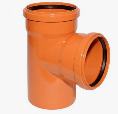 Тройник канализационный (наружный) (110х90°)