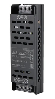 SWG Блок питания черный IP20, PBL-250-12, 250Вт, 12B