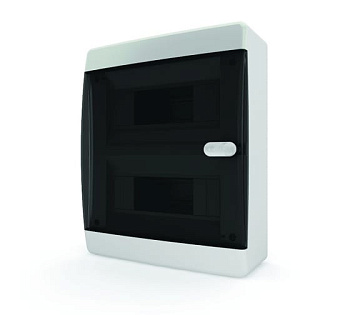 Щит навесной ЩРН-П-18, IP 40, прозрачная черная дверца СNK 40-18-1 TEKFOR