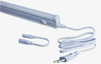 LLED-01-16W-4000-W ЭРА Линейный светодиодный светильник с выключателем 16Вт 4000К L1172мм