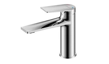 Смеситель для умывальника, глянцевый хром, Azure, Milrado, AZUSB00M01