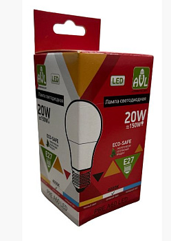 Лампа с/д PRE A60 LED 20W 4K E27 (100)