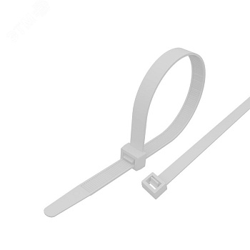 Хомут кабельный 4.8х400 нейл. бел. (уп.100шт) Rexant