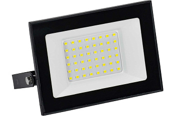 Прожектор с/д PRE LED FL4 50W BLACK (1/40) IP65 холодный белый (ЭК)