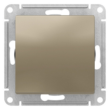 Systeme Electric AtlasDesign Шампань Выключатель 1-клавишный сх.1, 10АХ, механизм