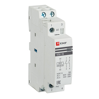 Контактор модульный КМ 25А 2NО (1 мод.) EKF 