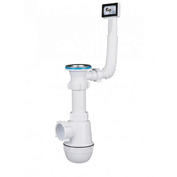 Сифон АНИ ГРОТ с переливом 1 1/2*40  А0140S