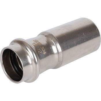 ROMMER Муфта переходная ВПр-НПр, 28х22, из нержавеющей стали прессовой