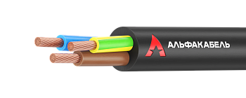 Кабель силовой медный КГВВГнг(А)-LS 3x10 ГОСТ Альфакабель