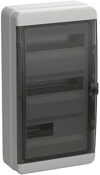 IEK TEKFOR Корпус пласт. КМПн-36 IP65 черн. прозр. дверь