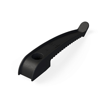 Промрукав Держатель кабеля односторонний для прямого монтажа черный (20 шт/240 шт уп/кор)