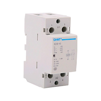 CHINT Контактор модульный NCH8-40/11 40A 1НЗ+1НО AC220/230В 50Гц (R)