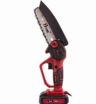 Пила цепная акк. ECS18/2.0-PRO (18V,2акк,2,0Ач,З/У,15см шина,36зв,1,4шаг цепи,6м/с ск.вр.цепи,КЕЙС) 