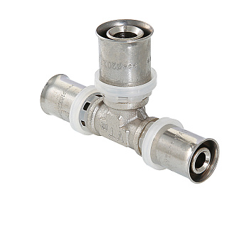 Пресс тройник м/пл "Valtec" 26х16х26