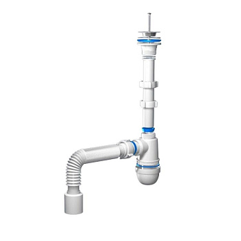 Сифон АНИ ПЛАСТ на раковину 1 1/2*40  С1010