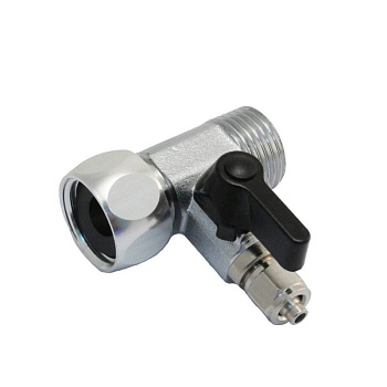 Узел подключения BV-2BC-CH, нр 1/2" - вр 1/2" - тр 1/4", с американкой