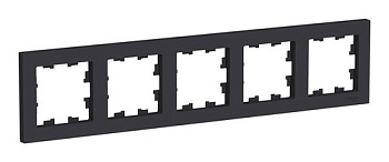 Systeme Electric AtlasDesign Карбон Рамка 5-ая, универсальная
