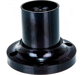 Патрон карболитовый потолочный, Е27, черный, прямой (SBE-LHB-c-E27)