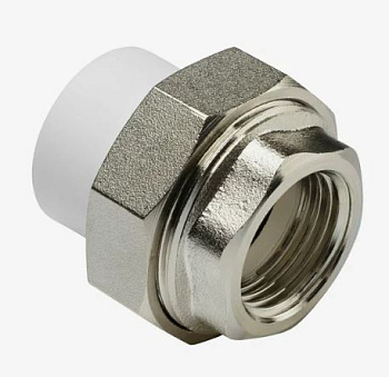 Американка вн./рез. "RTP" - белая (40x1 1/4")