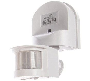 Детектор движения ДД 008 1100Вт угол обз. 180град. дальн. 12м IP44 черн