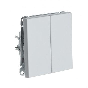 Systeme Electric ArtGallery Белый Выключатель 2-клавишный, сх.5, 10АХ