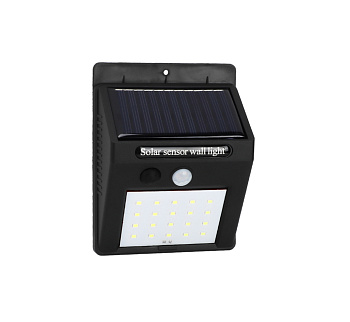 Светильник на солнечной батарее с датчиком движения