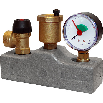 STOUT Группа безопасности котла 1" (до 50 кВт) (в теплоизоляции) (503.528)