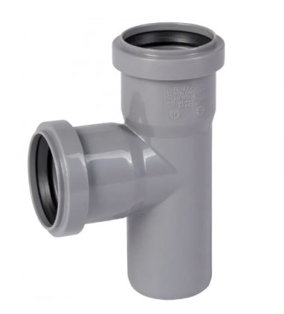 Тройник канализационный (40х90°)
