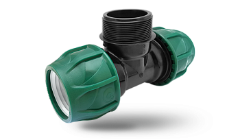 Тройник нар./рез. ПНД "POELSAN" (32х1")