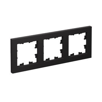 Systeme Electric AtlasDesign Карбон Рамка 3-ая, универсальная