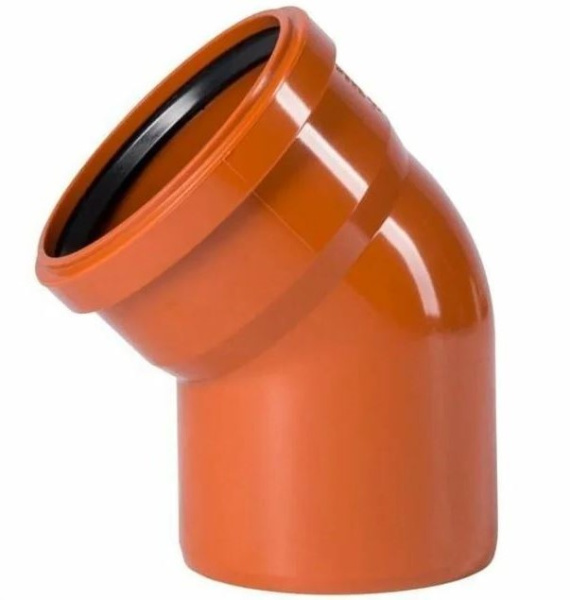 Отвод канализационный (наружный) (110х30°)