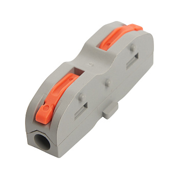 Клеммник ЛюксЭл PCT-221 проходная 1 полюс (аналог WAGO 222-421) (50шт)	