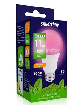 Светодиодная (LED) Лампа ФИТО Smartbuy-A60-11W/E27 
