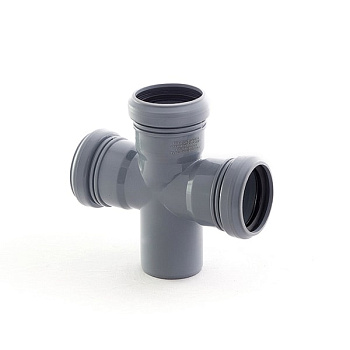 Крестовина канализационная одноплоскостная 50х50х50х90 СИНИКОН